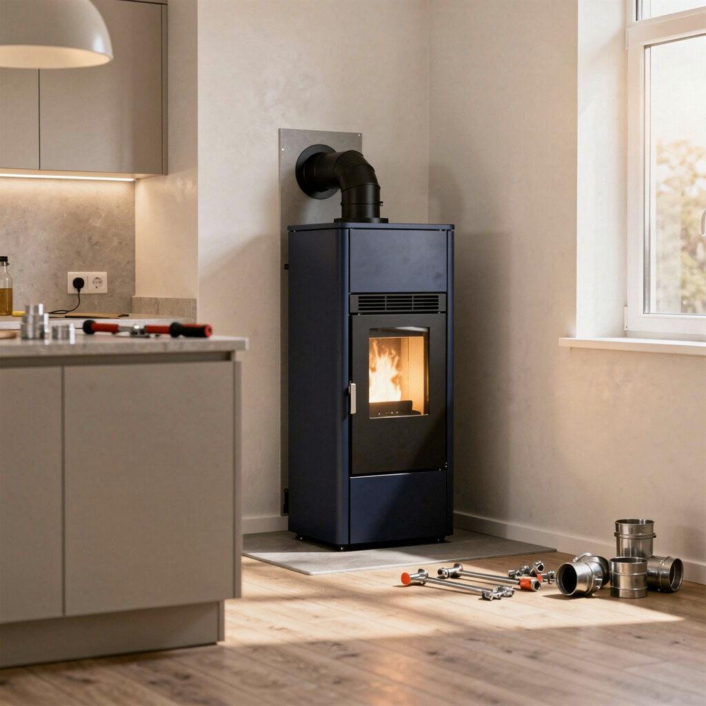 Pelletofen Installation – SCHENGER GmbH